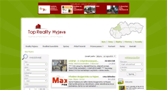 Desktop Screenshot of byty.reality-myjava.eu